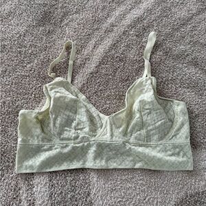 SKIMS LOGO MESH SKIMPY TRIANGLE BRALETTE